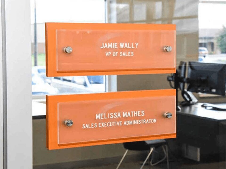 Office Interior Signs