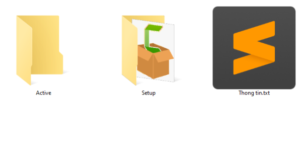 File và folder trong phần mềm tải xuống